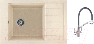 

Мойка кухонная Gerhans, В28 + смеситель W4855-20-9