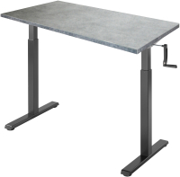 

Письменный стол Ergosmart, Manual Desk Compact 1360x800x36