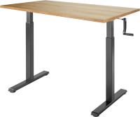 

Письменный стол Ergosmart, Manual Desk Compact 1360x800x36