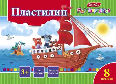 

Пластилин Hatber, Ушастики / KPn-08880