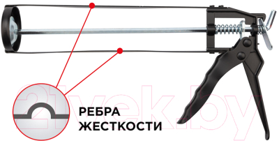 Пистолет для герметика Rexant 12-7201
