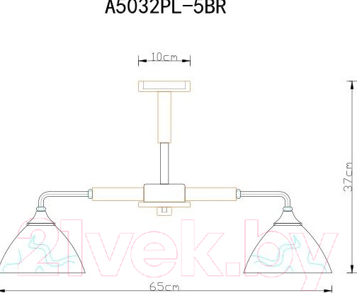 Люстра Arte Lamp Matthew A5032PL-5BR — фото 2