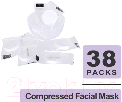 Маска для лица тканевая Miniso Прессованная / 4905 (38шт)