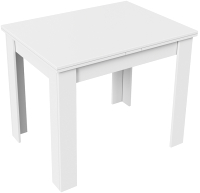 Обеденный стол ТриЯ Промо тип 3 (белый/белый) - 