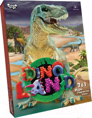 Набор для лепки Danko Toys Dino Land / DL-01-01