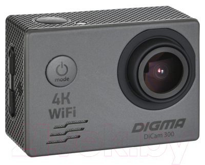 Экшн-камера Digma DiCam 300 (серый)