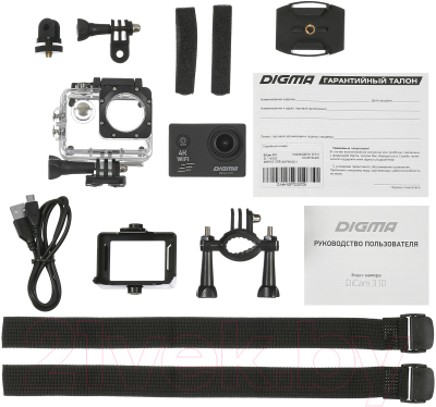 Экшн-камера Digma DiCam 310 (черный)