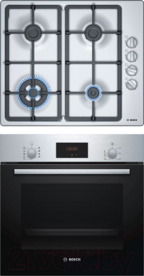 

Комплект встраиваемой техники Bosch, HBF114ER0R + PBH6C5B95R