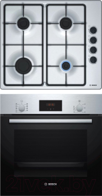 

Комплект встраиваемой техники Bosch, HBF114ES1R + PBP6B5B60