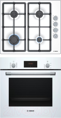 

Комплект встраиваемой техники Bosch, HBF114EW1R + PBP6C2B90