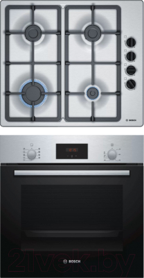 

Комплект встраиваемой техники Bosch, HBF134ER0R + PBP6C5B91R