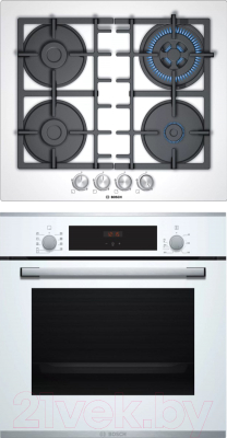 

Комплект встраиваемой техники Bosch, HBF214BW0R + PNH6B2O90R