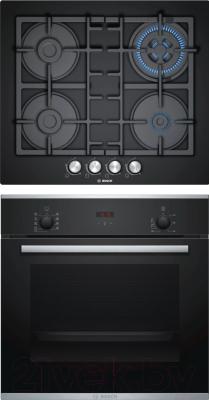 

Комплект встраиваемой техники Bosch, HBF234EB0R + PNH6B6O90R