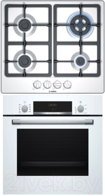 

Комплект встраиваемой техники Bosch, HBF514BW0R + PGH6B2B90R