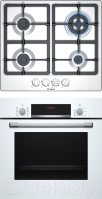 

Комплект встраиваемой техники Bosch, HBF554YW0R + PGH6B2B90R