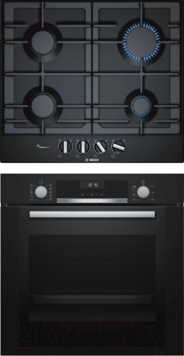 

Комплект встраиваемой техники Bosch, HBG337YB0R + PCP6A6B90R
