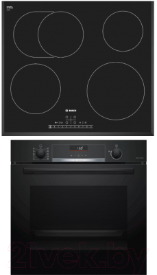 

Комплект встраиваемой техники Bosch, HBG516BB0R + PKB651F17