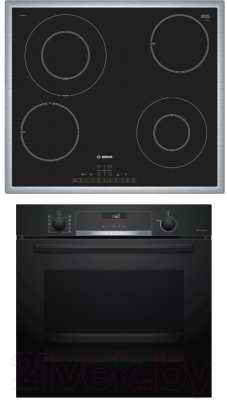 

Комплект встраиваемой техники Bosch, HBG516BB0R + PKG645FP1G