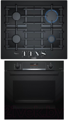 

Комплект встраиваемой техники Bosch, HBG516BB0R + PPP6A6C90R