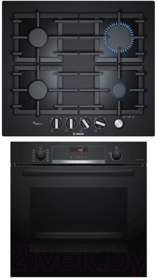 

Комплект встраиваемой техники Bosch, HBG516BB0R + PPP6A6M90R