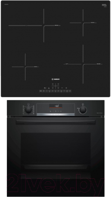 

Комплект встраиваемой техники Bosch, HBG516BB0R + PUF611FC5E