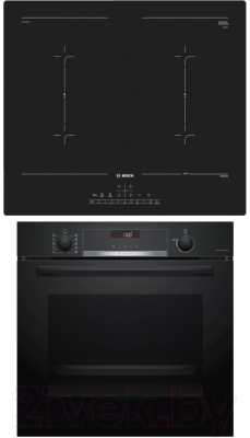 

Комплект встраиваемой техники Bosch, HBG516BB0R + PVQ611FC5E