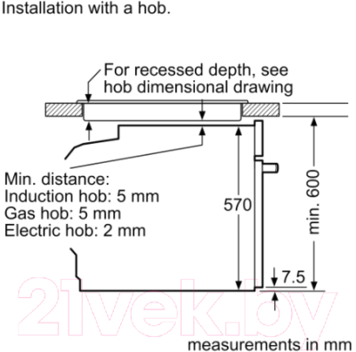 Комплект встраиваемой техники Bosch HBG516BS0R + PKB645F17