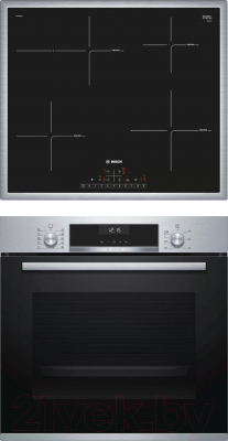 

Комплект встраиваемой техники Bosch, HBG516BS0R + PIF645FB1E