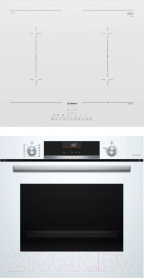 

Комплект встраиваемой техники Bosch, HBG516BW0R + PVQ612FC5E