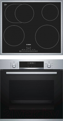 

Комплект встраиваемой техники Bosch, HBG517ES1R + PKB645F17
