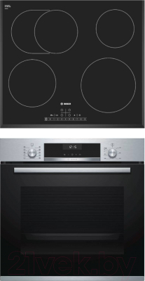 

Комплект встраиваемой техники Bosch, HBG517ES1R + PKB651F17