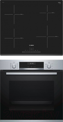 

Комплект встраиваемой техники Bosch, HBG517ES1R + PIE631FB1E
