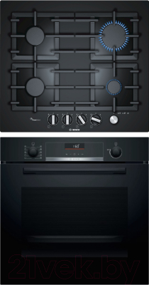 

Комплект встраиваемой техники Bosch, HBG536HB0R + PPP6A6M90R