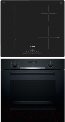 

Комплект встраиваемой техники Bosch, HBG536HB0R + PUE611FB1E