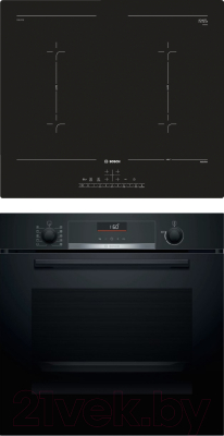 

Комплект встраиваемой техники Bosch, HBG536HB0R + PVQ611FC5E