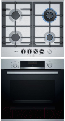 

Комплект встраиваемой техники Bosch, HBG536HS0R + PCH6A5M95R