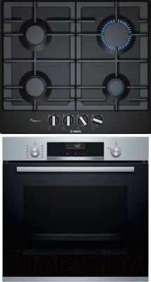 

Комплект встраиваемой техники Bosch, HBG536HS0R + PCP6A6B90R