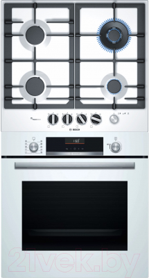 

Комплект встраиваемой техники Bosch, HBG536HW0R + PCH6A2M90R