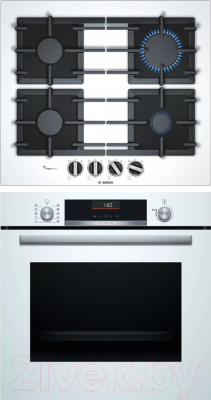

Комплект встраиваемой техники Bosch, HBG536HW0R + PPP6A2B90R