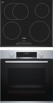 

Комплект встраиваемой техники Bosch, HBG537ES0R + PKB651F17