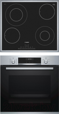 

Комплект встраиваемой техники Bosch, HBG537ES0R + PKG645FP1G