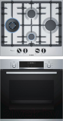 

Комплект встраиваемой техники Bosch, HBG537NS0R + PCI6A5B90R
