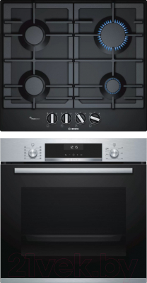 

Комплект встраиваемой техники Bosch, HBG537NS0R + PCP6A6B90R
