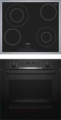 

Комплект встраиваемой техники Bosch, HBG538EB6R + PKG645FP1G