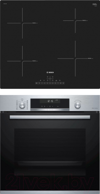 

Комплект встраиваемой техники Bosch, HBG578FS6R + PUE611FB1E