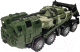 Автовоз игрушечный Нордпласт Военный тягач. Щит с танком 258/1 -