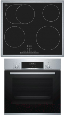 

Комплект встраиваемой техники Bosch, HBJ558YS0Q + PKB645F17