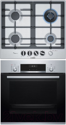 

Комплект встраиваемой техники Bosch, HIJ517YS0R + PCH6A5M95R