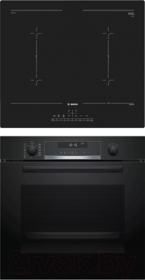 

Комплект встраиваемой техники Bosch, HBG538EB6R + PVQ611FC5E