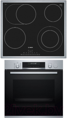 

Комплект встраиваемой техники Bosch, HRA5380S1 + PKN645F17R